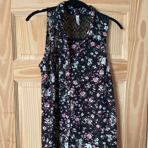 Xhiliaration (Target) floral blouse.